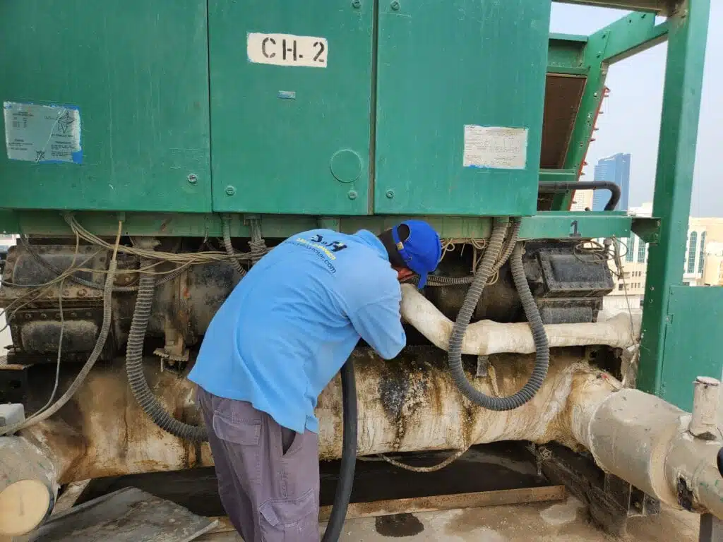 Routine Inspection of Chiller Units and repairing them if needed