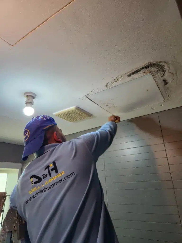 ceiling leakage repair